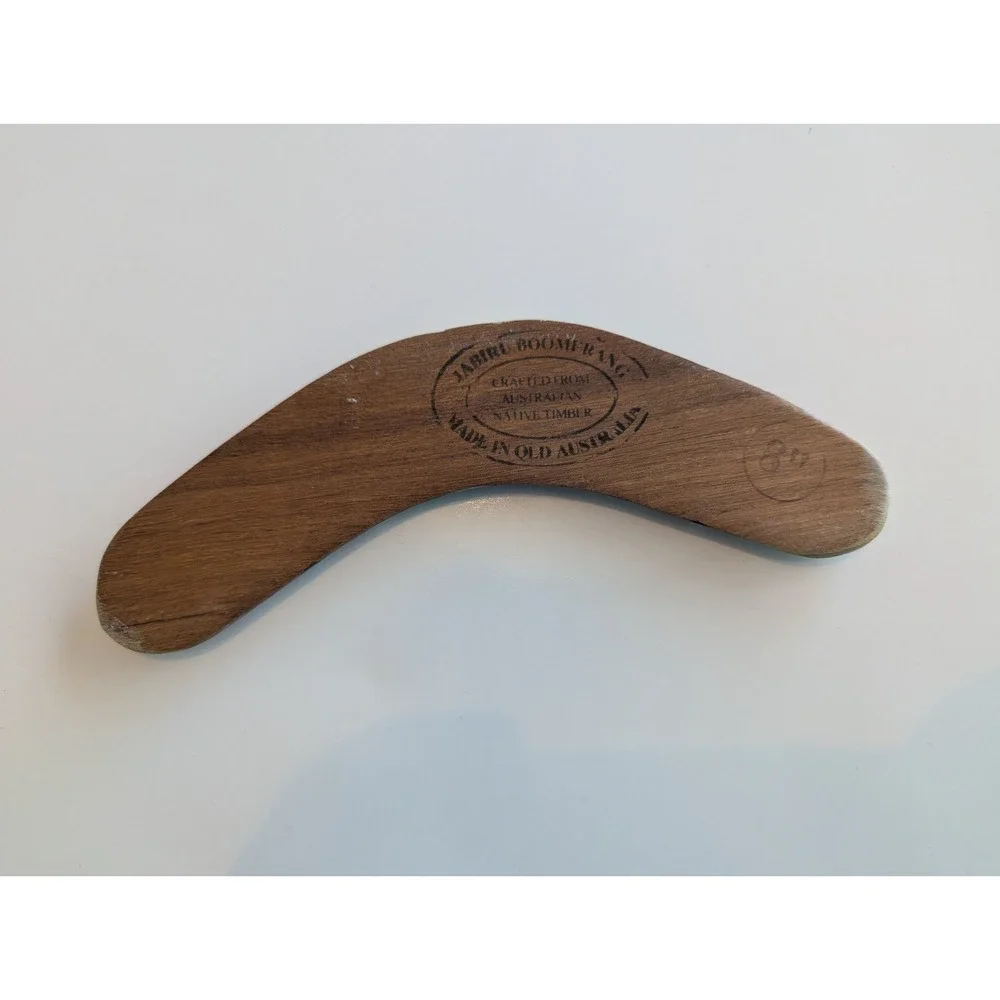 Jabiru Boomerang Australian Native Timber Wood Made in Queensland Australia
